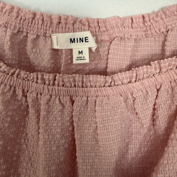MINE size Medium peplum top pink - Picture 2 of 3